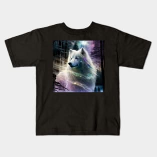 Shimmering Samoyed Kids T-Shirt